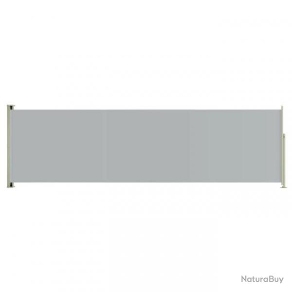 Auvent latral rtractable de patio 180x600 cm Gris