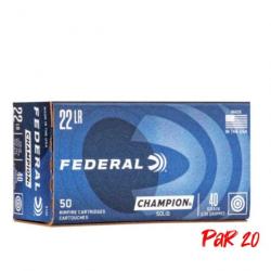 Balles Federal Champion Plomb - Cal. 22 LR - 22LR / Par 20