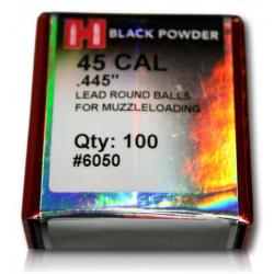 BALLE HORNADY BLACK POWDER 45 445 6050