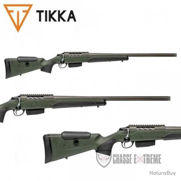 Carabine TIKKA T3X Super Varmint Tungsten Cerakote Verte 20" Cal 270 Win