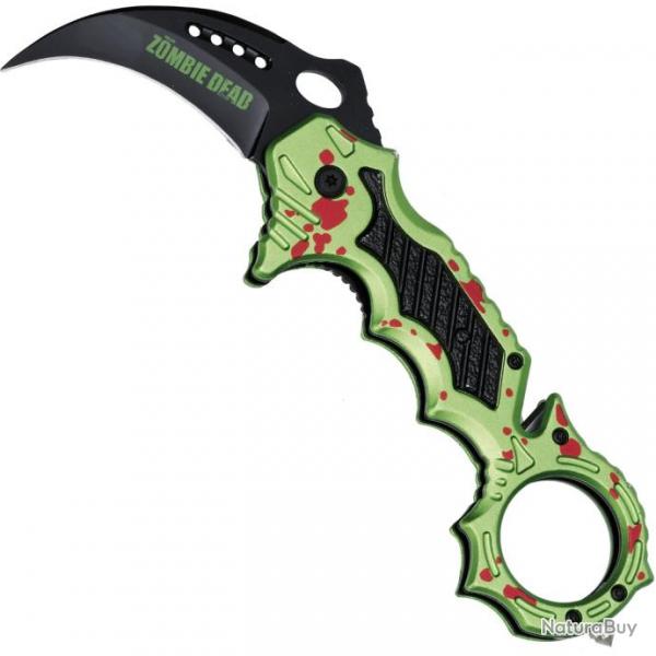 Couteau Karambit de poche Zombie Dead