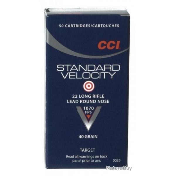 PACK 1000 CCI STANDARD 22LR 40 GRAINS