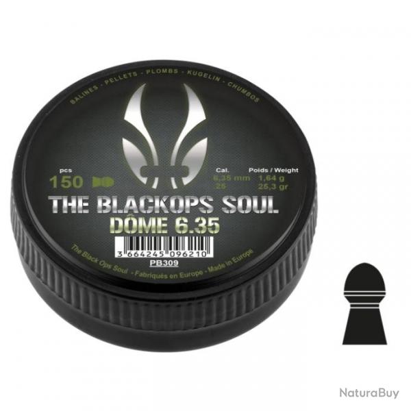 Plombs BO Manufacture The Black Ops Soul Dome - Cal. 6.35mm Par 1 - Par 1
