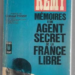 mémoires d'un agent secret de la france libre de rémy,18 juin 1940- octobre 1941
