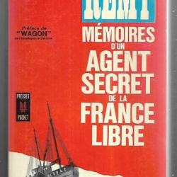 mémoires d'un agent secret de la france libre de rémy, octobre 1941-juin 1942