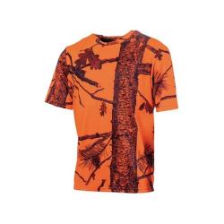 Tee shirt camo orange enfants