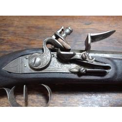 Fusil ou carabine de chasse à silex - vers 1790-1800 - BE