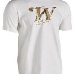 T Shirt Winchester Springer Blanc