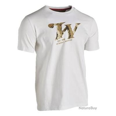 T Shirt Winchester Springer Blanc