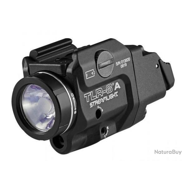 Lampe tactique Streamlight TLR-8A - Avec Switch haut - Laser rouge