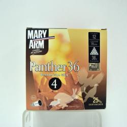 Cartouche Mary Arm Panther 36 - Cal.12 x10 boites