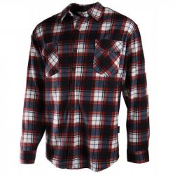 Chemise polaire bleue rouge