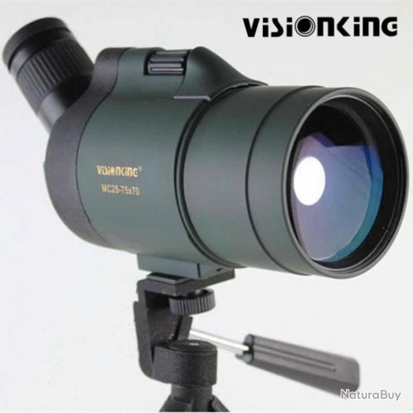 Visionking 25-75x70 Tlescope Monoculaire Optique Longue Vue Zoom HD tanche Jumelles Randonne FR