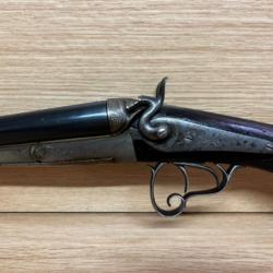 Fusil juxtaposé type lefaucheux CAT D artisan Stéphanois cal 16 à 1€ sans prix de réserve !