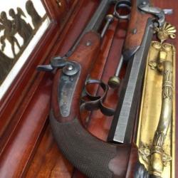 Paire de pistolets de combat d'officier de cavalerie modèle 1833 2ème type