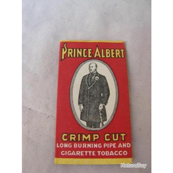 WW2 US PAQUET DE PAPIER A CIGARETTES AMRICAIN " PRINCE ALBERT. " RFRENC 2