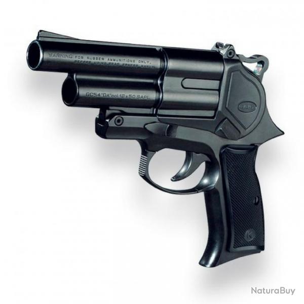 Pistolet de défense SAPL Gomm Cogne GC54 DA 2 coups (Calibre: 12/50 SAPL)