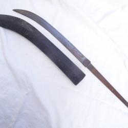 066) lot , rare et ancienne naginata avec  fourreau époque EDO ,  japon