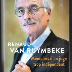 mémoires d'un juge trop indépendant de renaud van ruymbeke