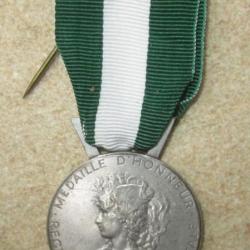 Médaille d'honneur Communale,Régionale,Départementale, 20 ans,Bronze argenté
