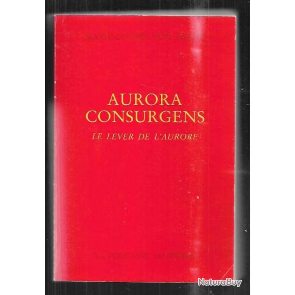 aurora consurgens le lever de l'aurore  de marie-louise von franz