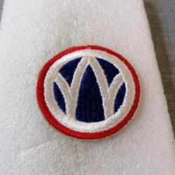 Patch armée us 89th INFANTRY DIVISION bleu blanc rouge ww2 original 1
