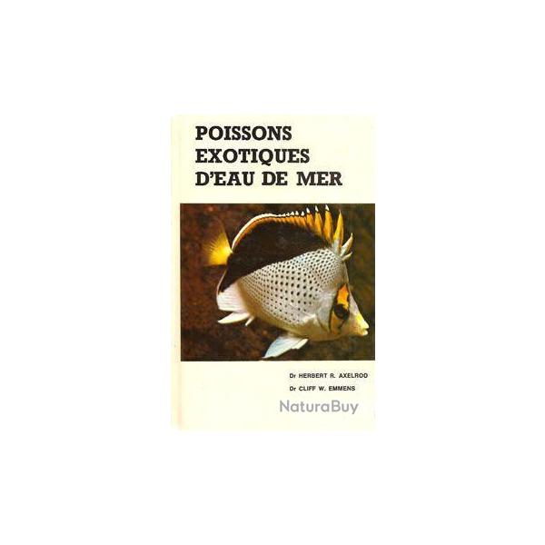 Poissons exotiques d'eau de mer