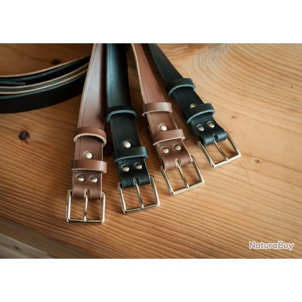 Ceinture grande taille 35 mm Noir