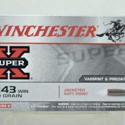 winchester 243 Win Super X 80gr x5 boite