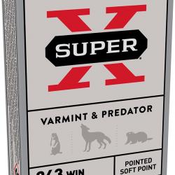 Munitions Winchester Power Point  5.2g 80gr - Cal. 243 Win. x10 boites