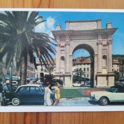 Carte postale Piazza Emanuele II Finale Ligure Alfa 1600 Spider Fiat