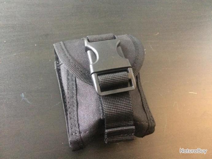 Pochette en cordura et Étui en métal noire pour barillet Pietta et