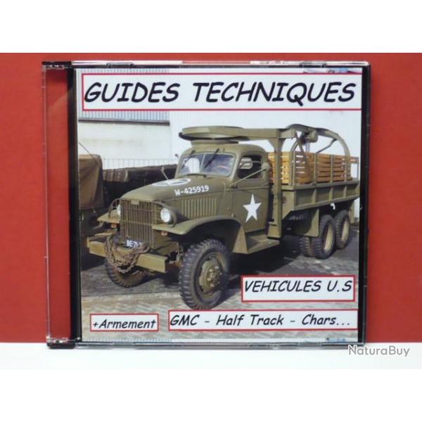 230 GUIDES TECHNIQUES des VEHICULES de COMBAT U.S en 1944 sur CD ROM  VEHICULES - EQUIPEMENT - ARMES