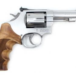 Revolver d'occasion Smith & Wesson Mod. 67 Inox Calibre 38 SP Hausse Réglable