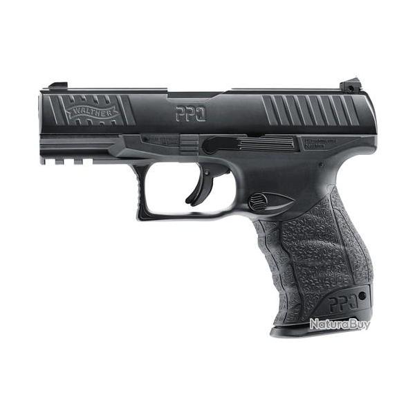PISTOLET CO2 WALTHER PPQ M2 NOIR CAL. 4,50 MM 21CPS BLOW-BACK CHARGEUR  CHANE ROTATIVE