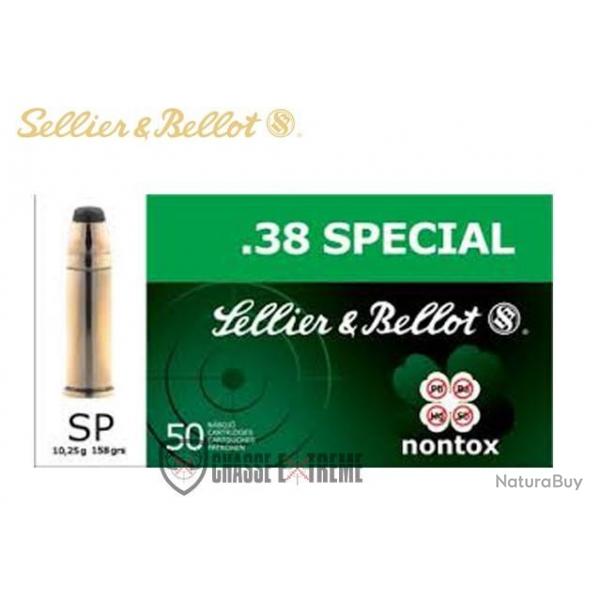 50 Munitions S&B Nontox cal 38 Special 15gr SP