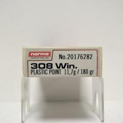 Norma 308 Win Plastic Point x5 boite