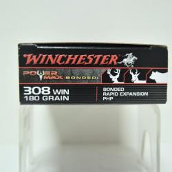 Munition Winchester Power Max Bonded 308 Win x5 boite