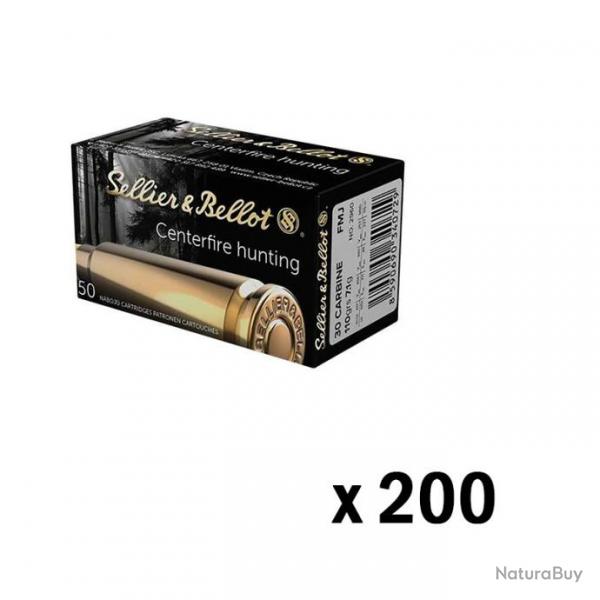 200 munitions Sellier Bellot 30 M1 FMJ 