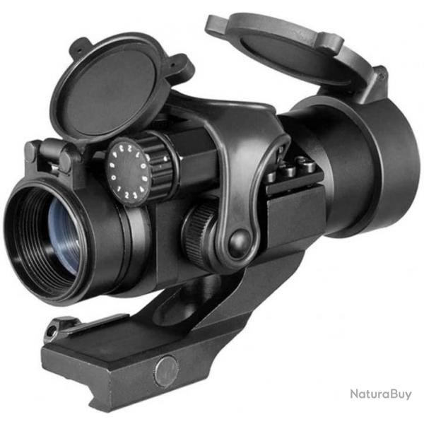 Lunette de vise Micro Holographique Tactique avec Support pour tir Chasse au Fusil 1x30mm Red Dot