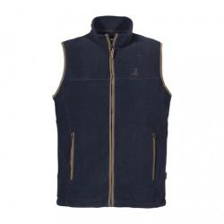 Gilet polaire ss manche Percu Scotland bleu TS (Taille 2)