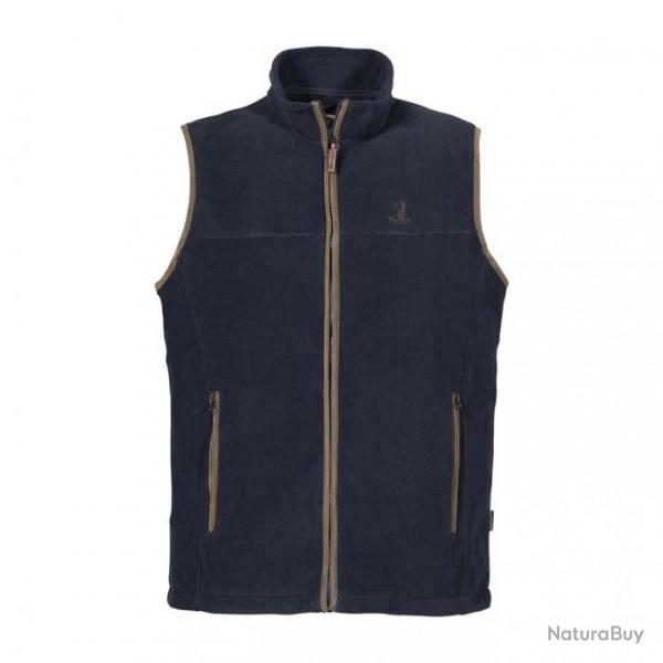 Gilet polaire ss manche Percu Scotland bleu TS (Taille 2)