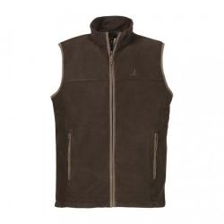 Gilet polaire ss manch Perc Scotla marron TM (Taille 3)