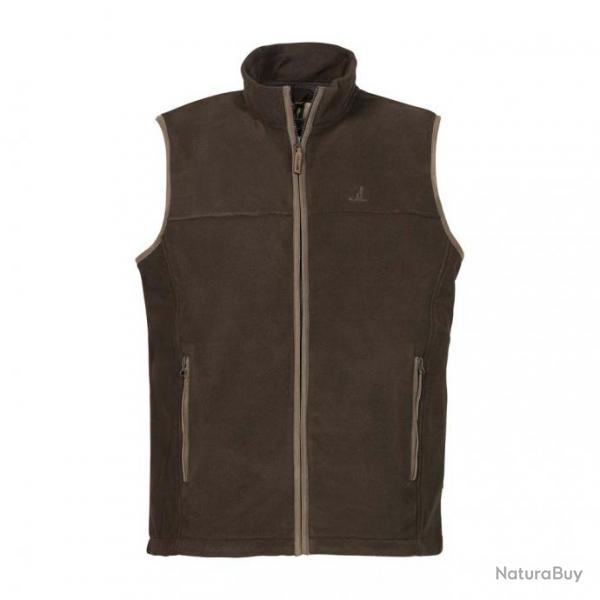 Gilet polaire ss manch Perc Scotla marron TM (Taille 3)