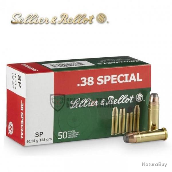 50 Munitions S&B cal 38 Special 158gr SP