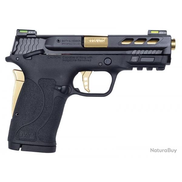 Pistolet Smith & Wesson M&P380 Ported PC Shield EZ gold barrel Cal .380 Auto