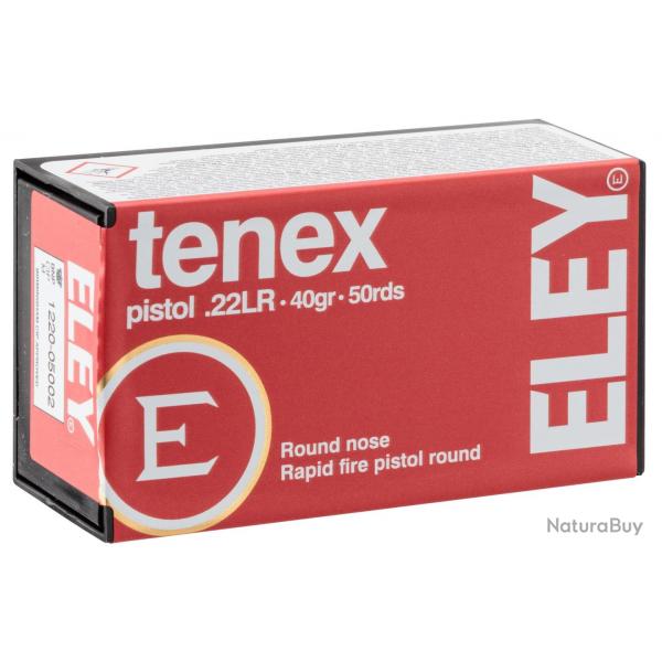 ELEY Tenex Pistol 40gr Cal .22LR - Lot de 500 munitions