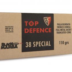 Balles Fiocchi FMJ TC Black Mamba 110gr Cal .38 Spécial - Lot de 200 munitions
