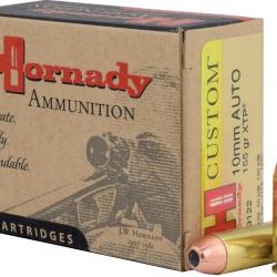 Balles Hornady HP XTP 155gr Cal. 10 Auto - Lot de 80 munitions