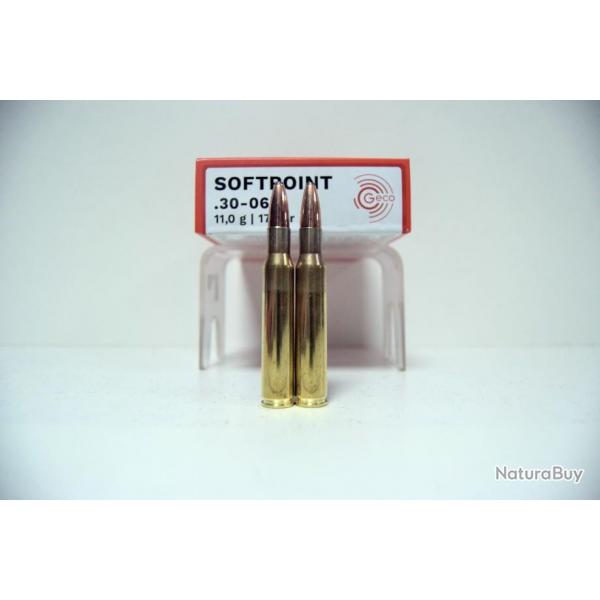 Munition Geco SoftPoint 30-06 x5 boite